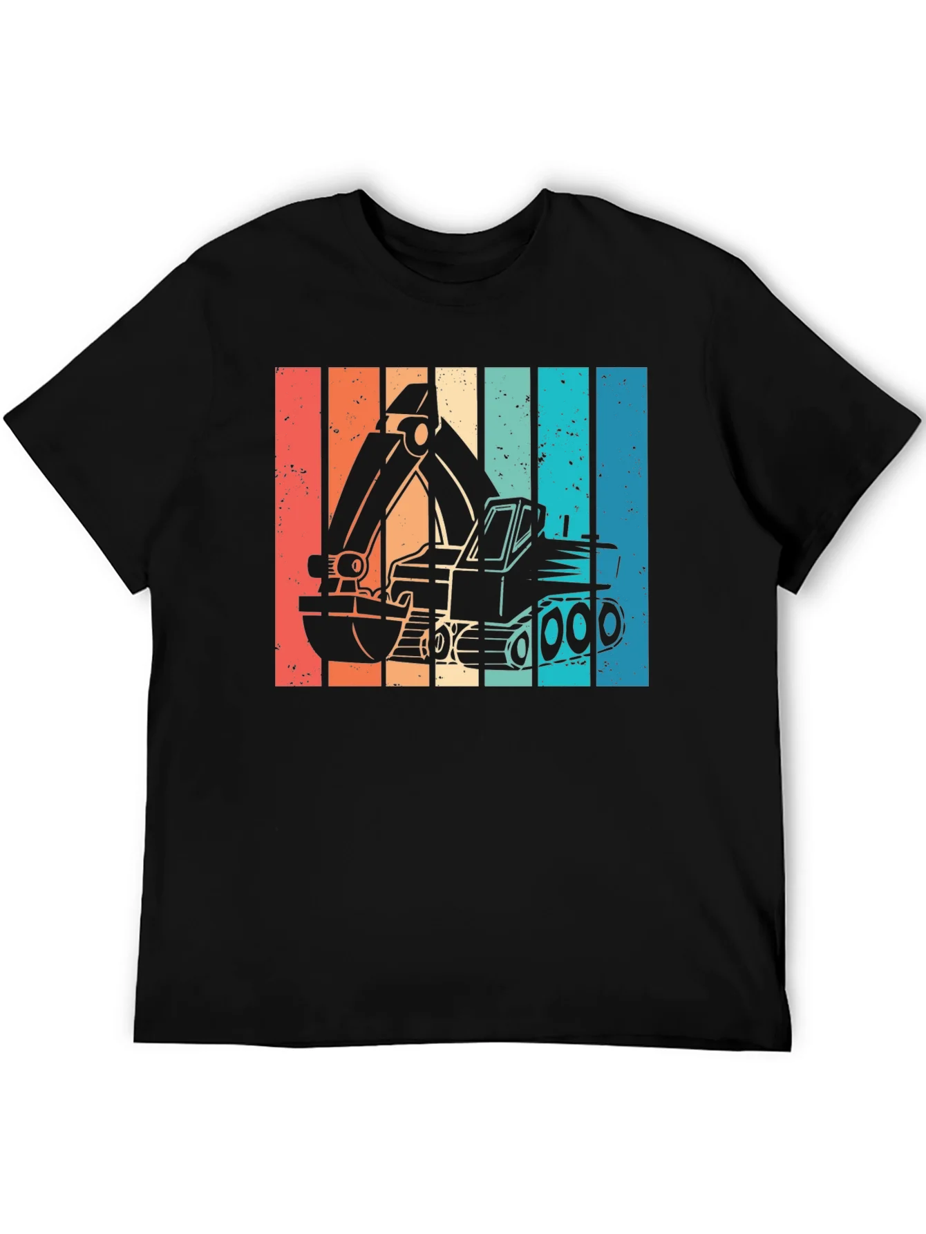 Rebbecca Retro Excavator Graphic T-Shirt