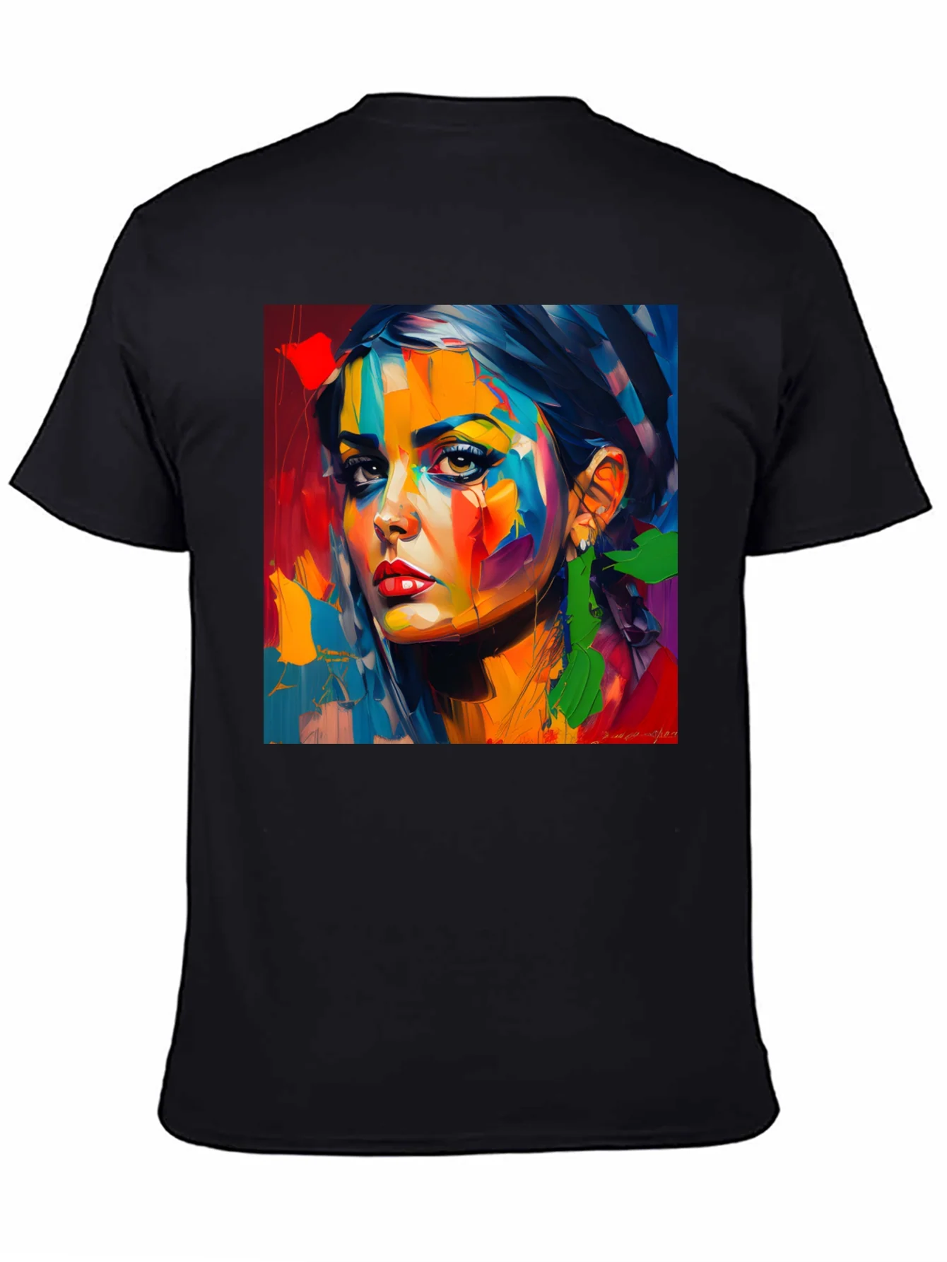 Rebbecca Abstract Woman Portrait Graphic T-Shirt