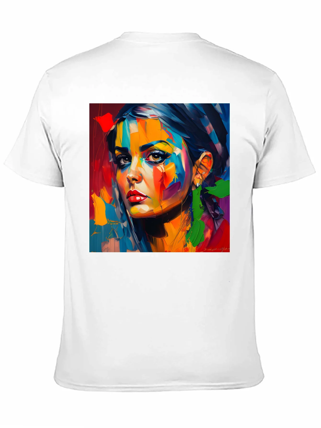 Rebbecca Abstract Woman Portrait Graphic T-Shirt