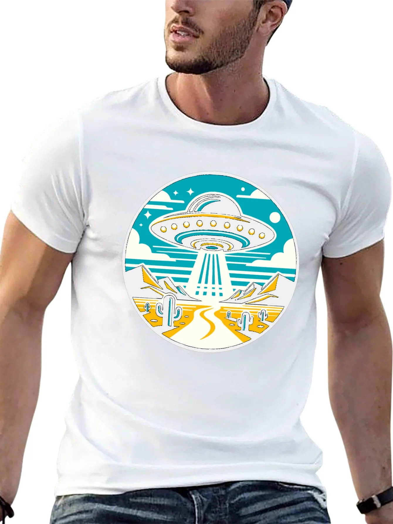 Rebbecca UFO Desert Abduction T-Shirt
