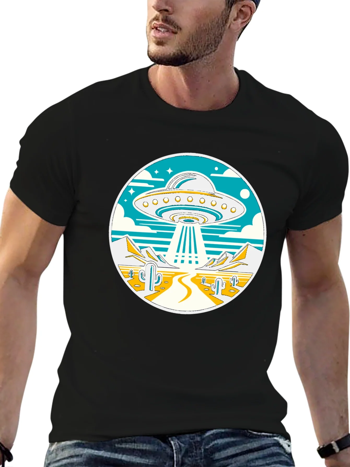 Rebbecca UFO Desert Abduction T-Shirt