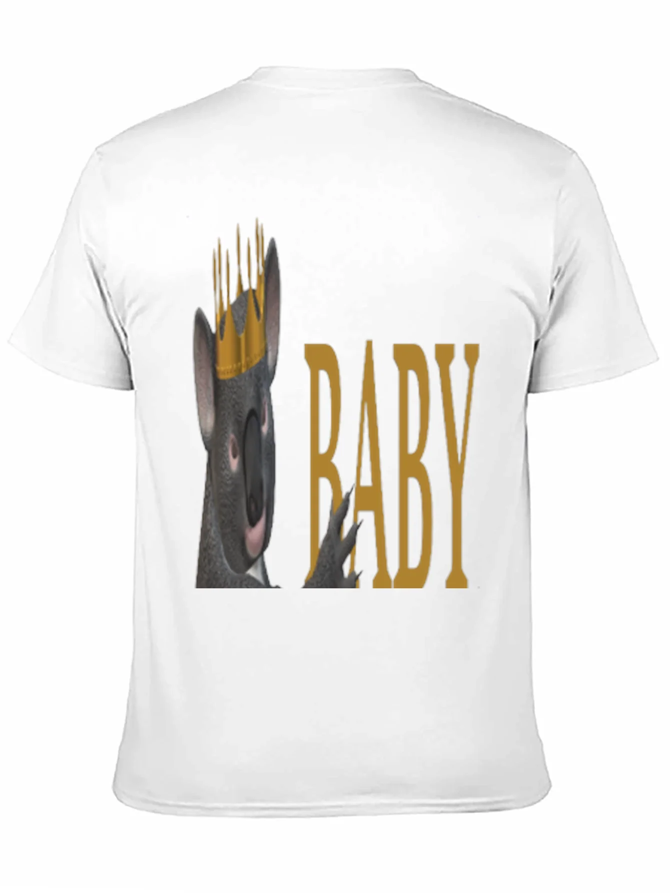 Camiseta Negra con Dise?o Divertido de Rata Rey Beb¨¦