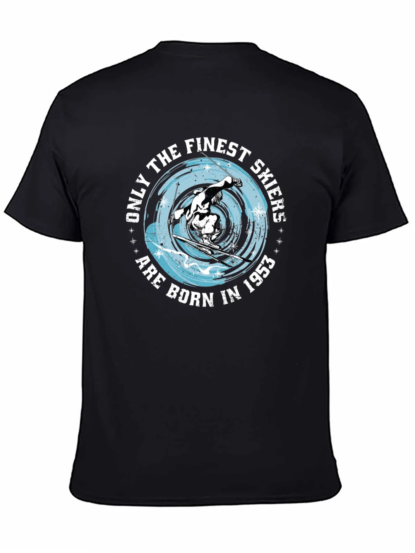 Rebbecca Finest Skiers Born in 1953 Black T-Shirt