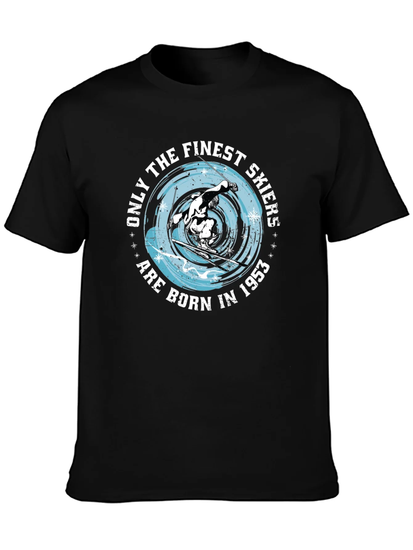 Rebbecca Finest Skiers Born in 1953 Black T-Shirt