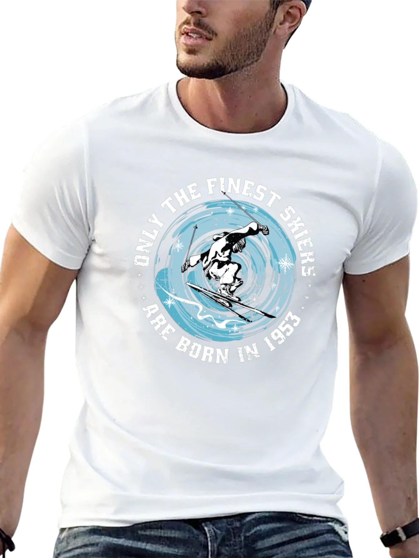 Rebbecca Finest Skiers Born in 1953 Black T-Shirt