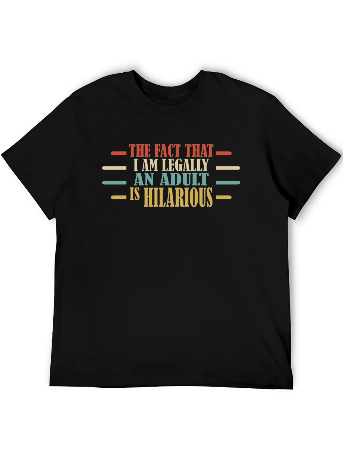 Camiseta Negra Adulto es Divertido