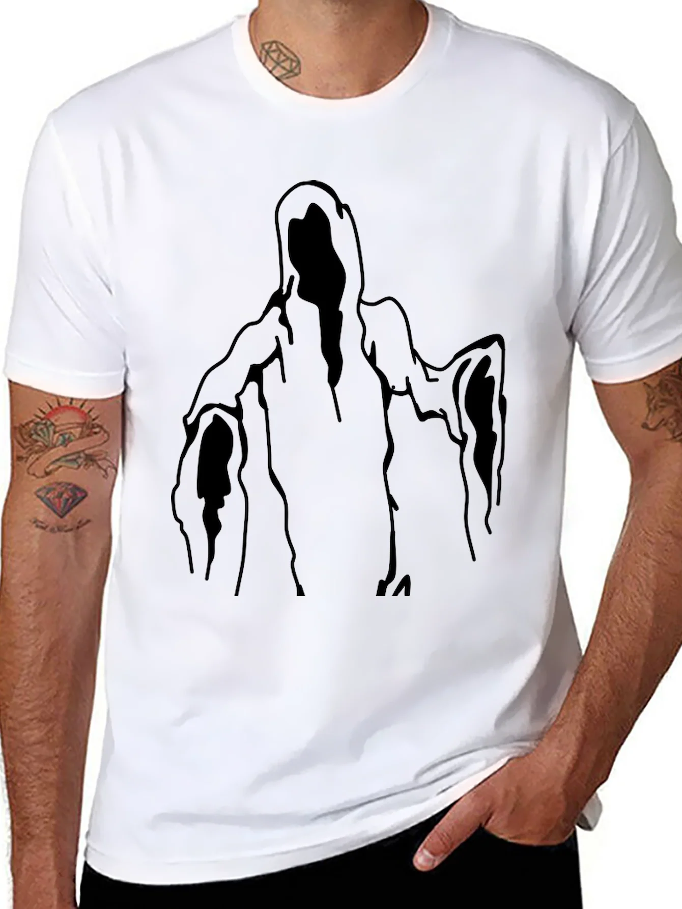 Rebbecca Black Ghost Graphic T-Shirt - Halloween Style