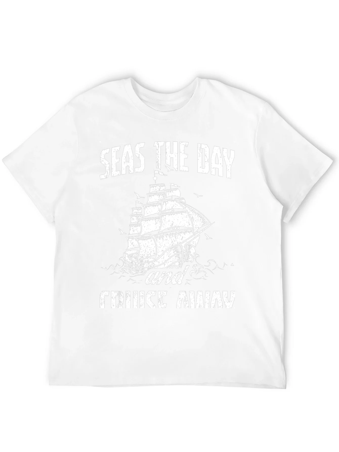 Rebbecca Seas The Day Cruise Away Black Graphic Tee