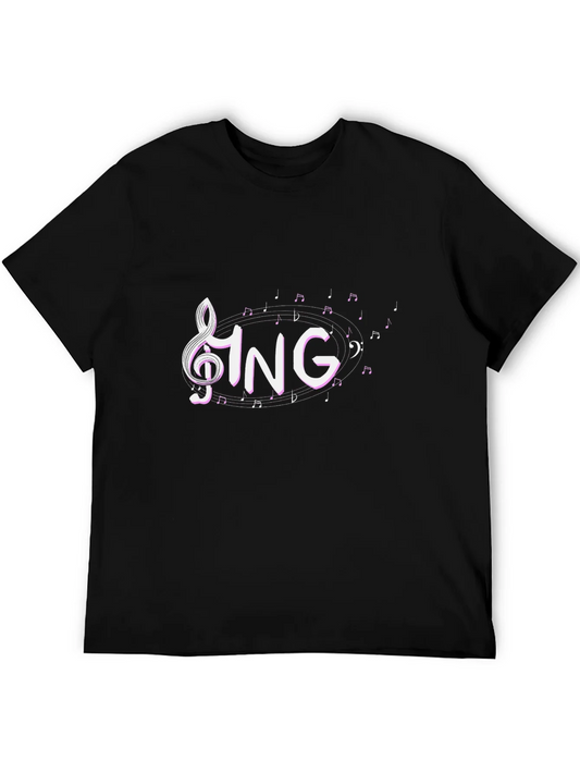 Rebbecca Sing Music Graphic Black Tee