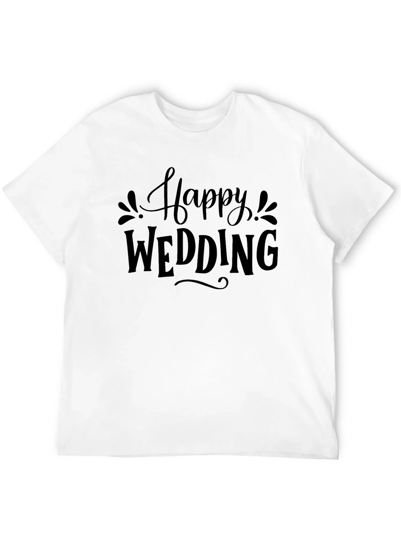 Rebbecca Happy Wedding T-Shirt - Elegant Celebration Design