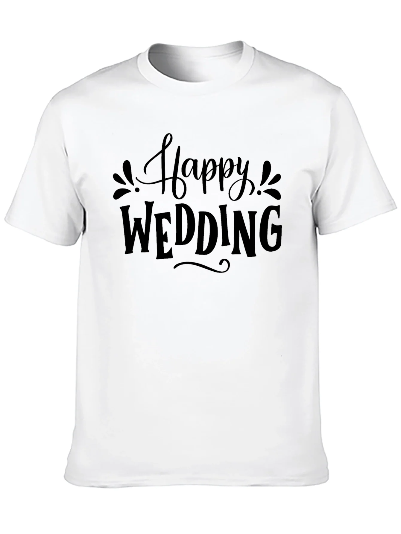 Rebbecca Happy Wedding T-Shirt - Elegant Celebration Design