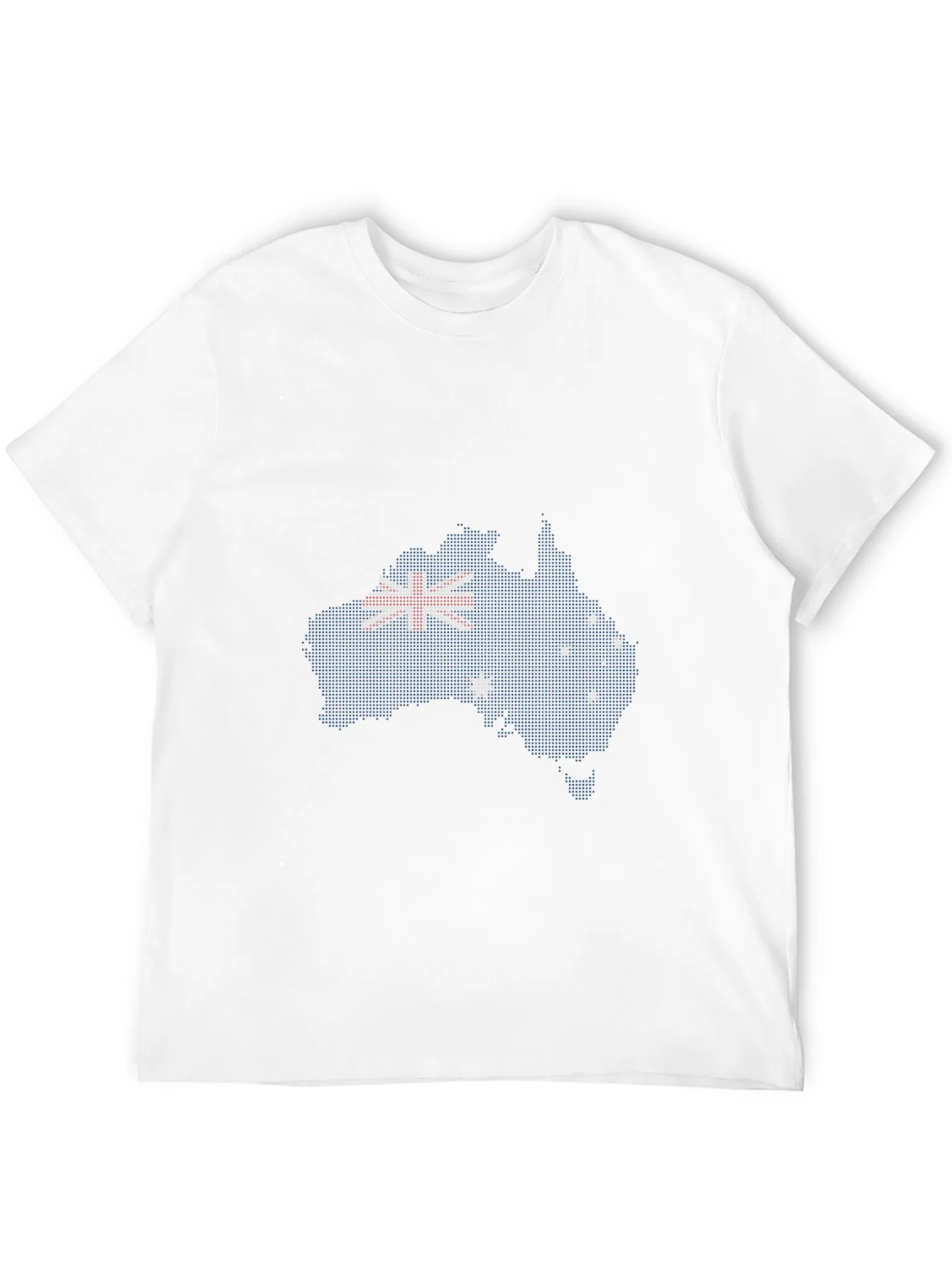 Camiseta Negra Dise?o Australia Bandera Australiana