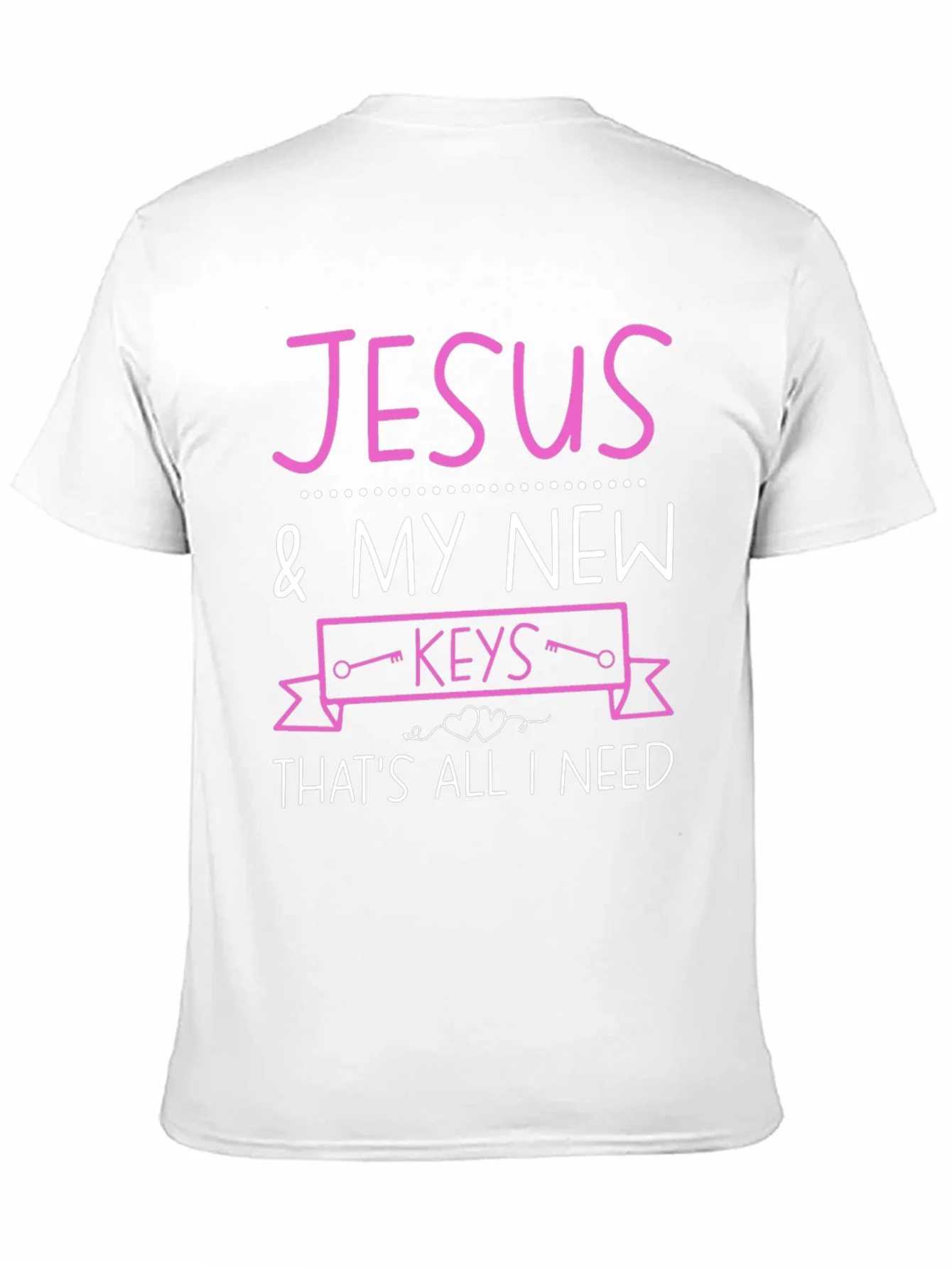 Camiseta Negra: Jes¨²s y Mis Nuevas Llaves