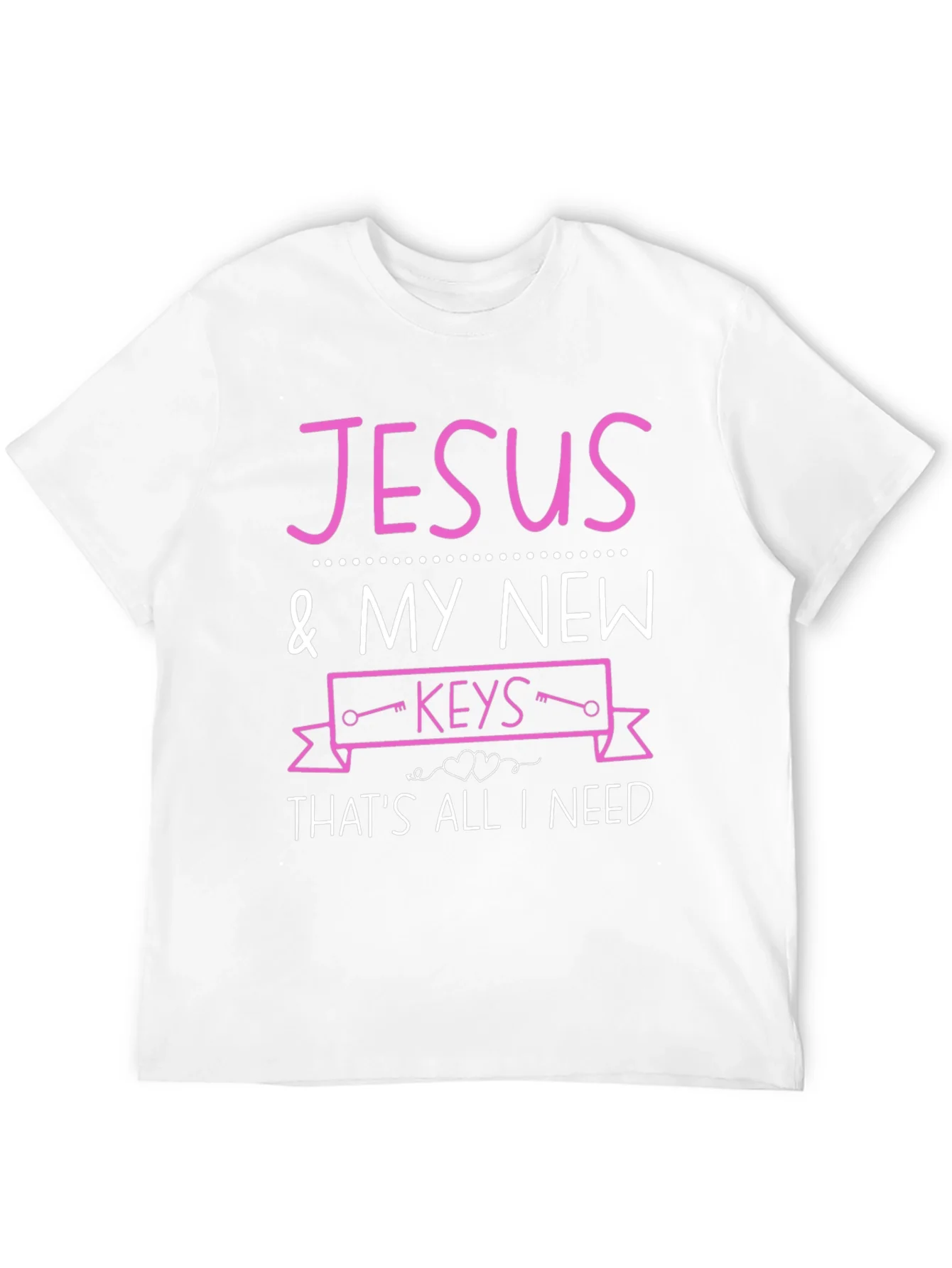 Camiseta Negra: Jes¨²s y Mis Nuevas Llaves