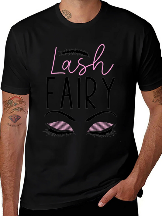 Rebbecca Lash Fairy Graphic Tee - Stylish Eyelash Design T-Shirt