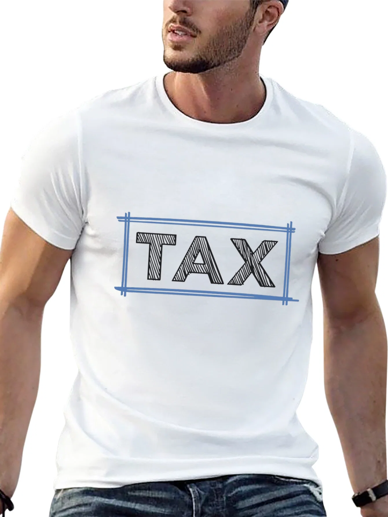 Rebbecca Tax Graphic T-Shirt - Black