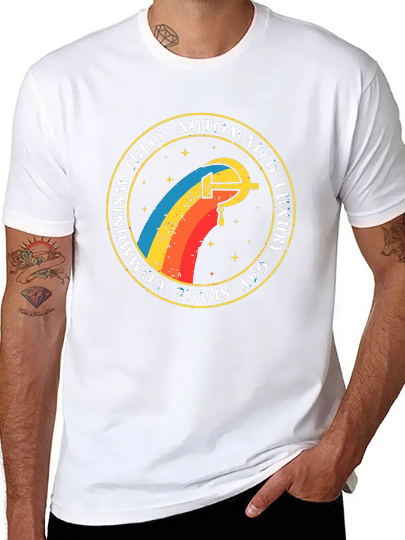 Camiseta Comunismo Lujo Gay Espacio