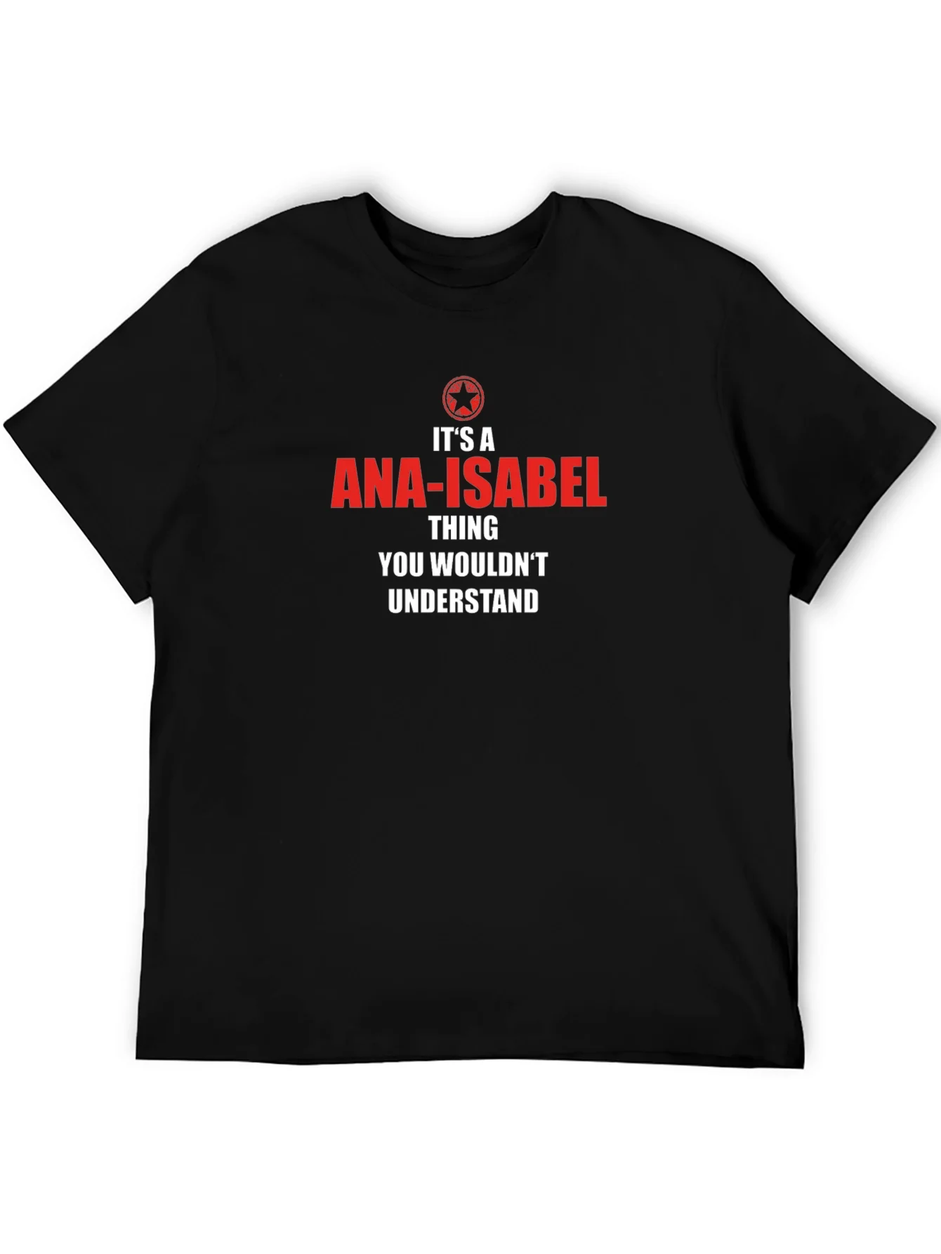Camiseta Negra Ana-Isabel Thing