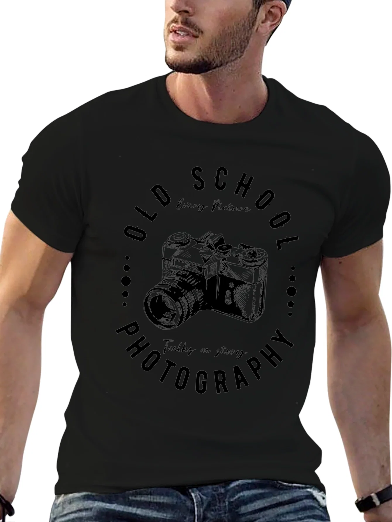 Rebbecca Old School Photography Graphic T-Shirt