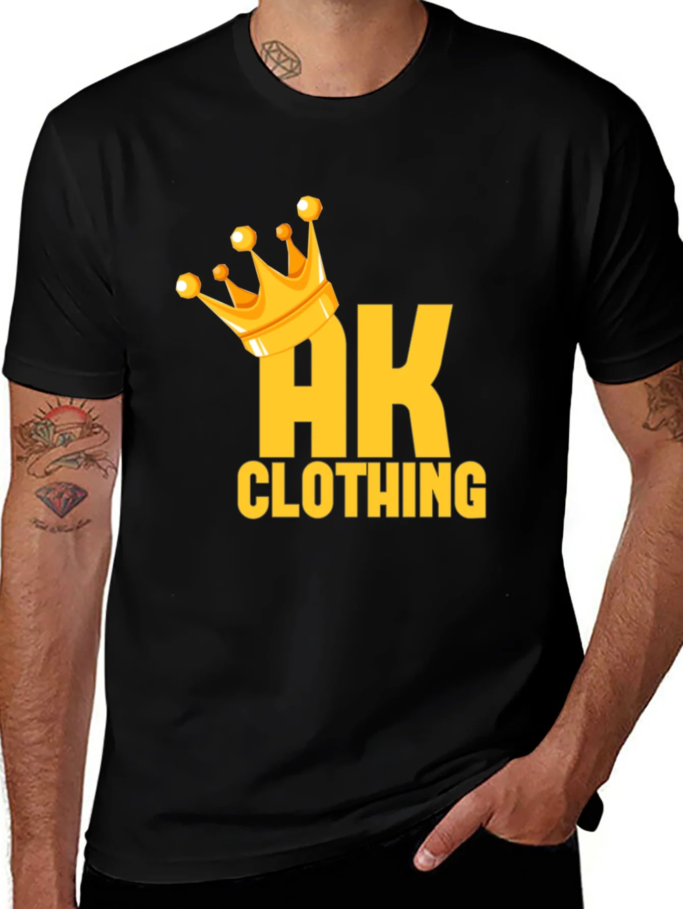 Rebbecca AK Clothing Graphic T-Shirt - Crown Logo