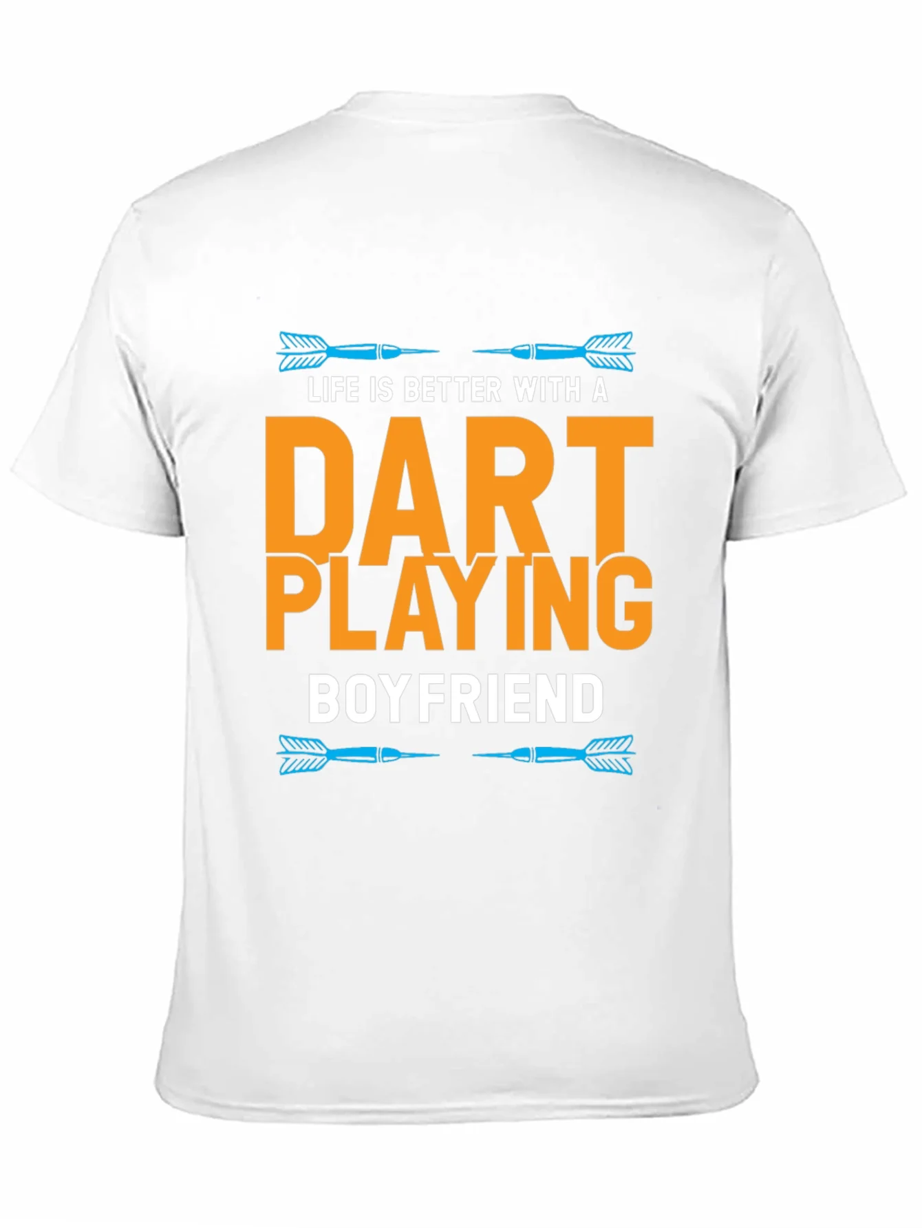 Camiseta Negra Dardos Novio para Amantes de los Dardos