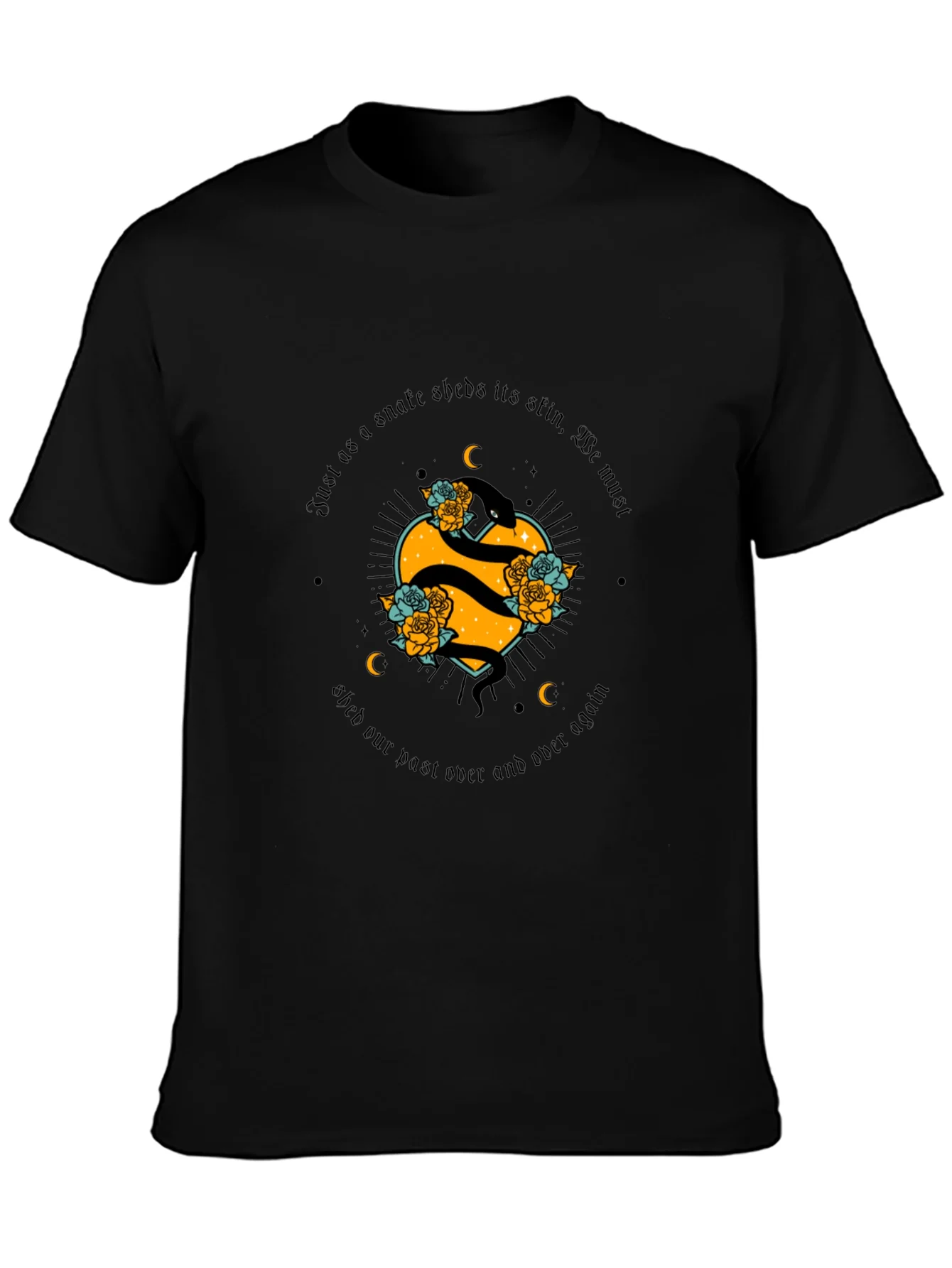 Rebbecca Snake Heart T-Shirt - Shed Your Past
