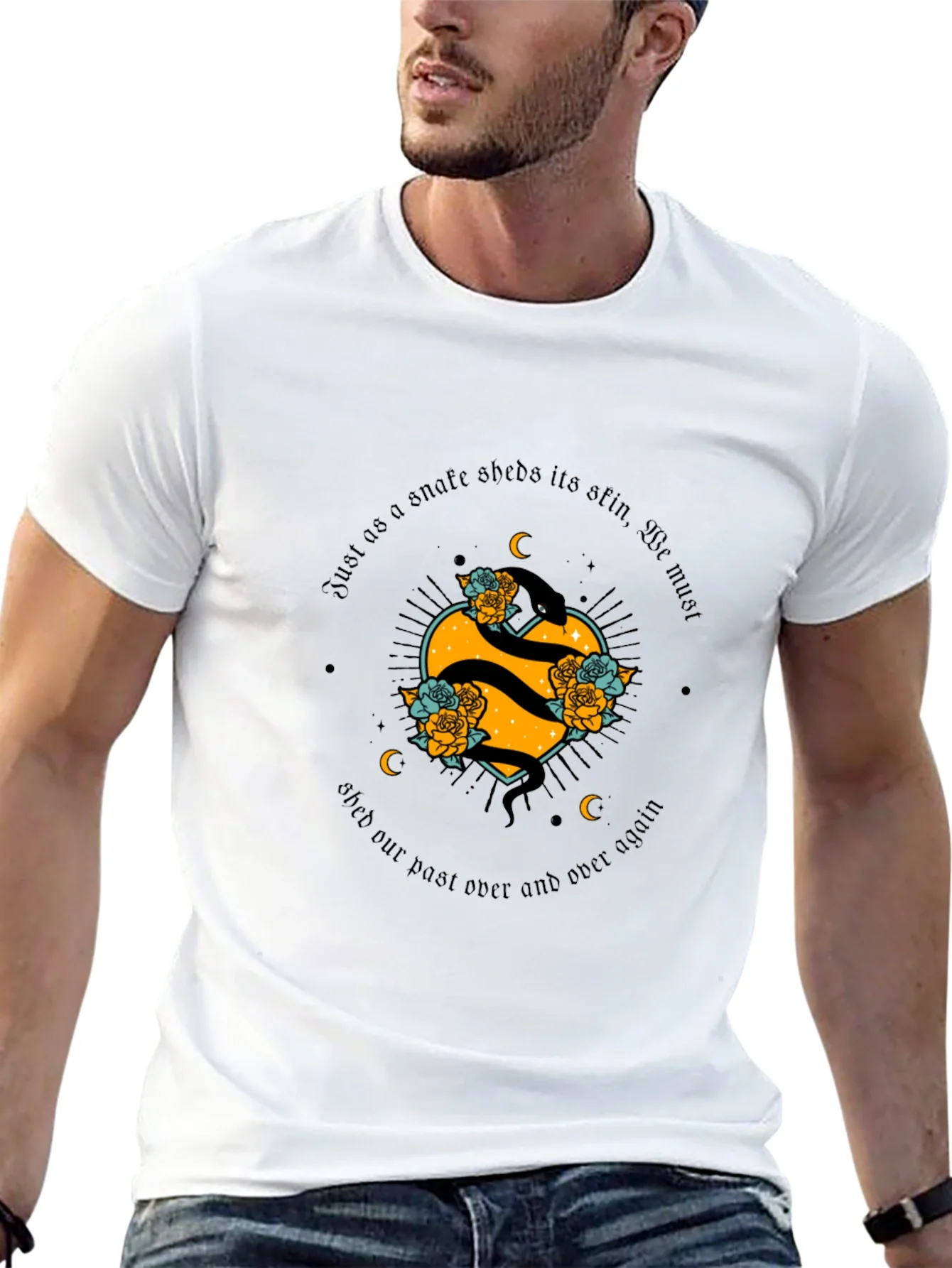 Rebbecca Snake Heart T-Shirt - Shed Your Past