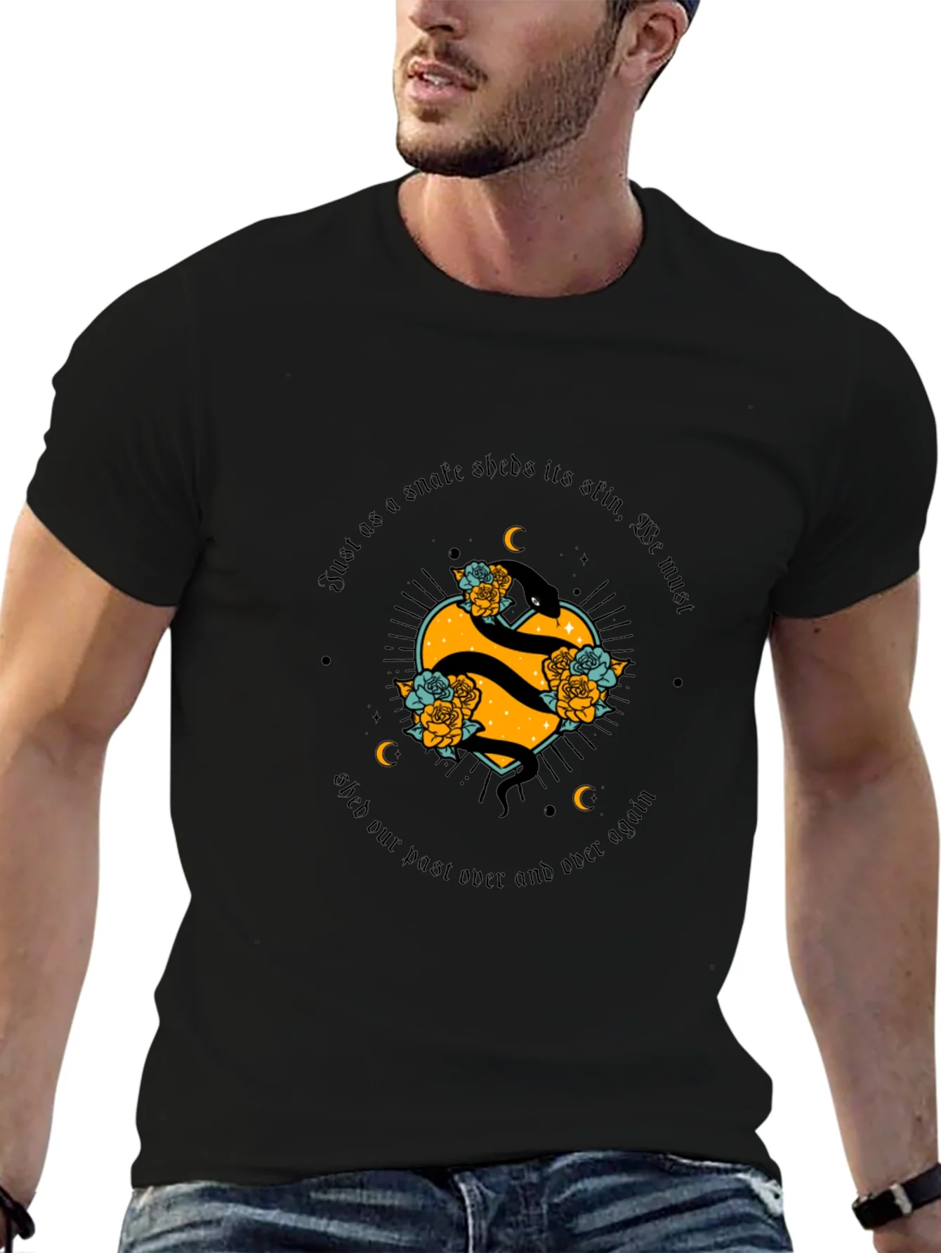 Rebbecca Snake Heart T-Shirt - Shed Your Past