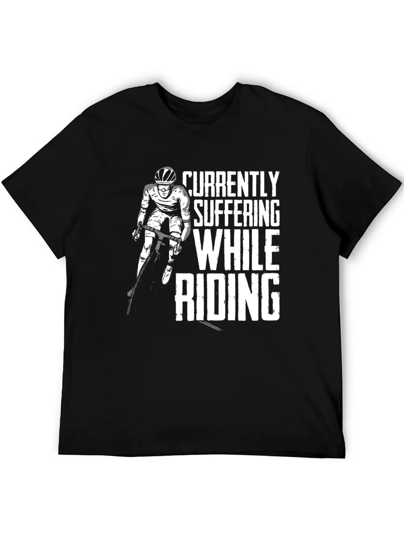 Rebbecca Suffering While Riding T-Shirt Black