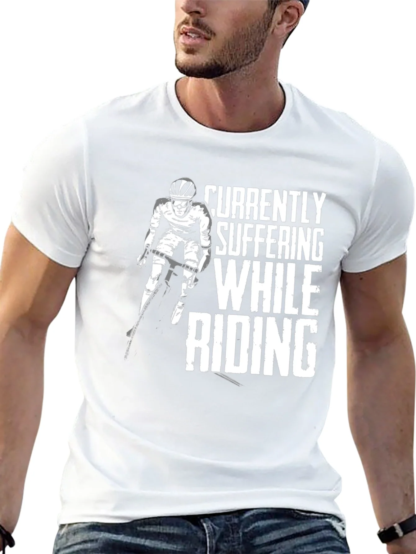Rebbecca Suffering While Riding T-Shirt Black