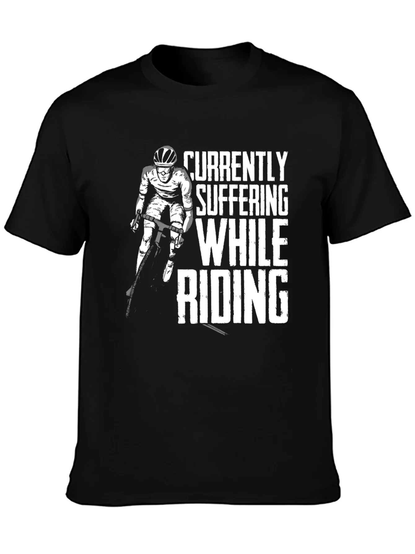 Rebbecca Suffering While Riding T-Shirt Black
