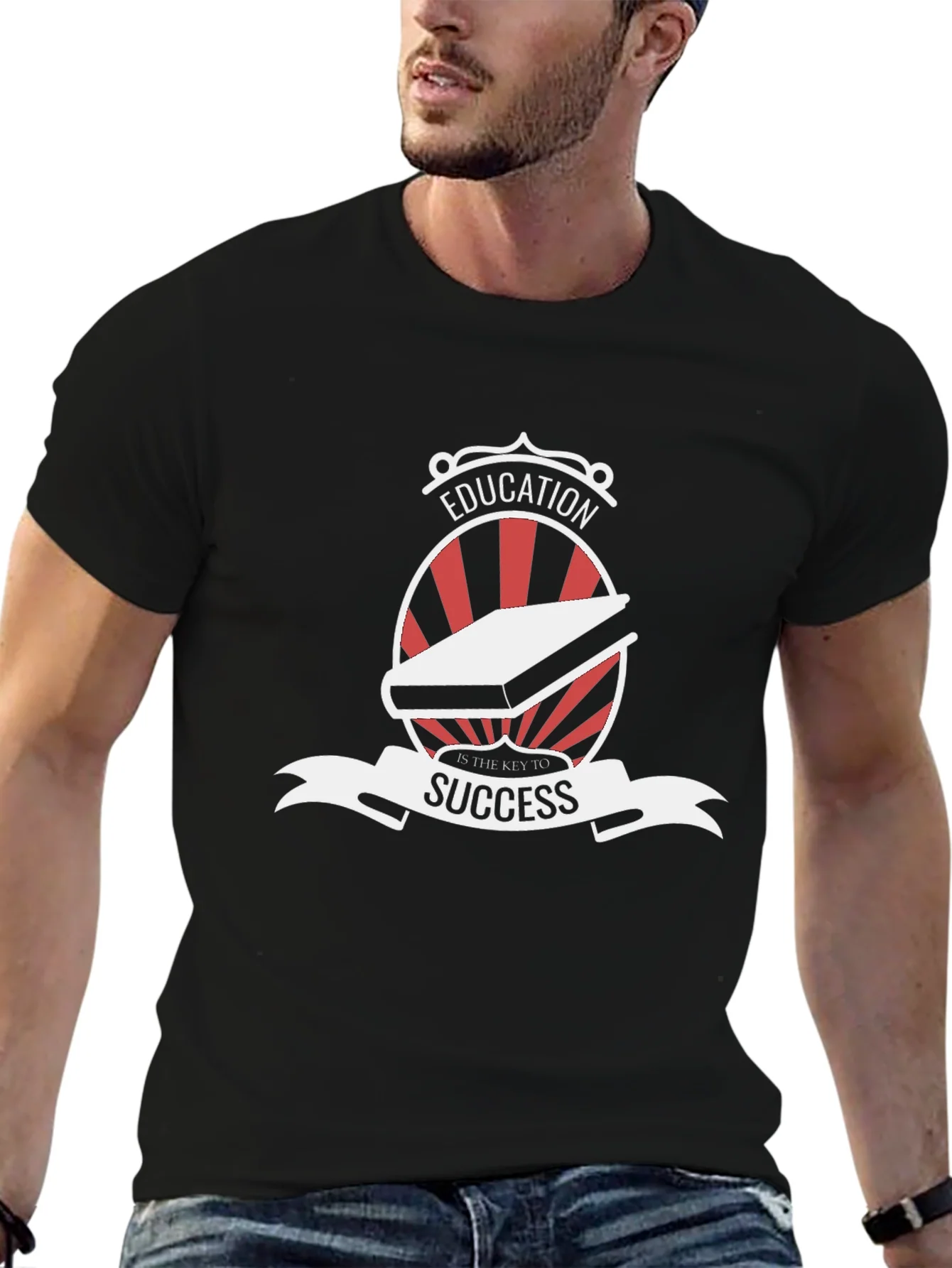 Rebbecca Education is Key Black T-Shirt