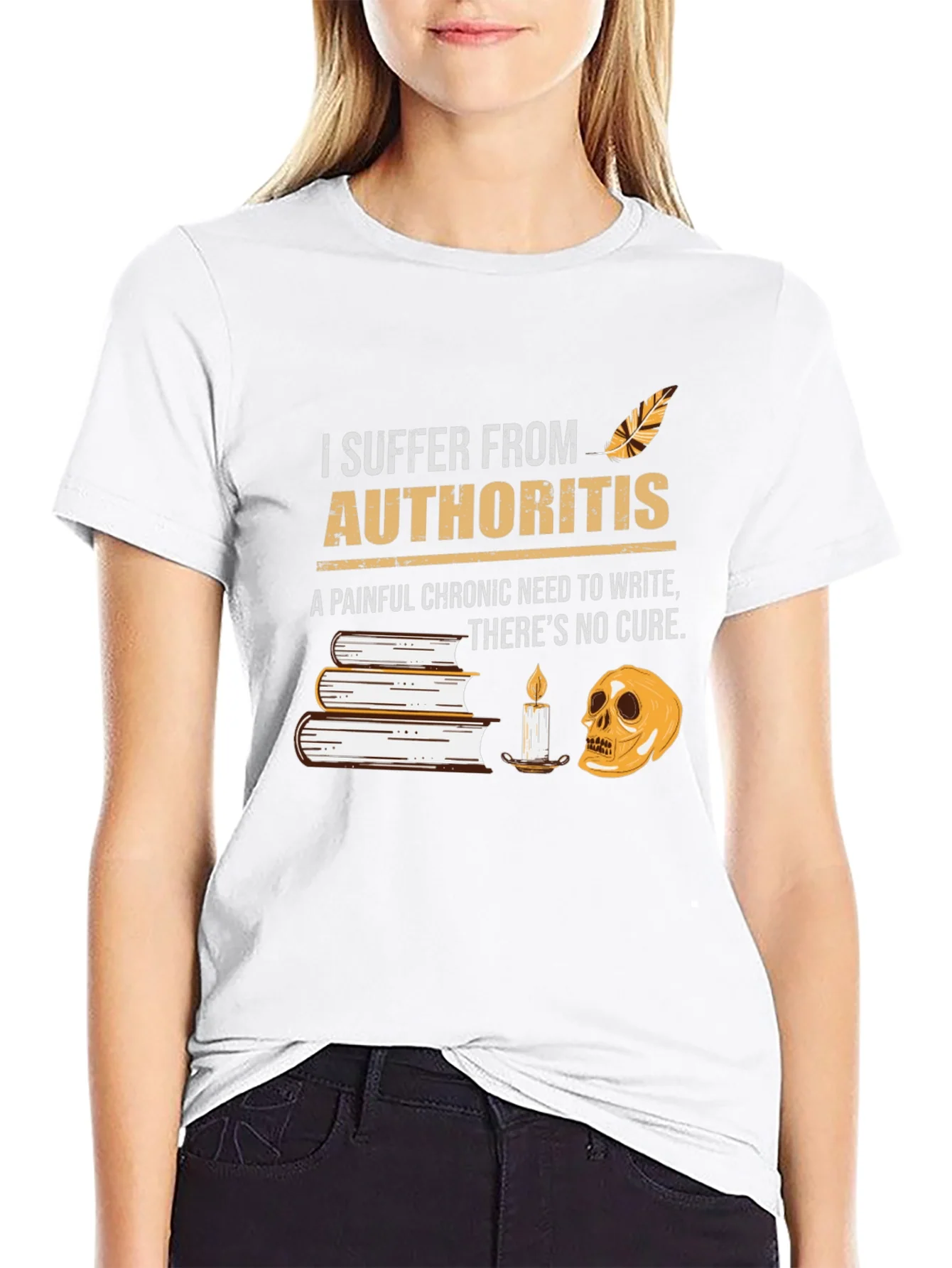 Camiseta Negra Humor Authoritis