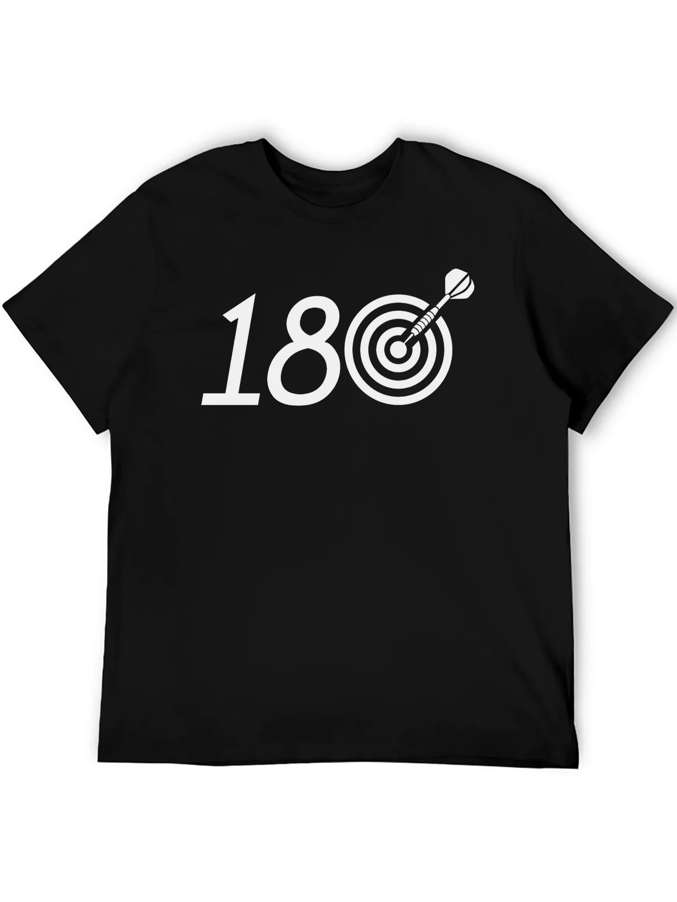 Camiseta Negra Dardos 180 - Diana Perfecta