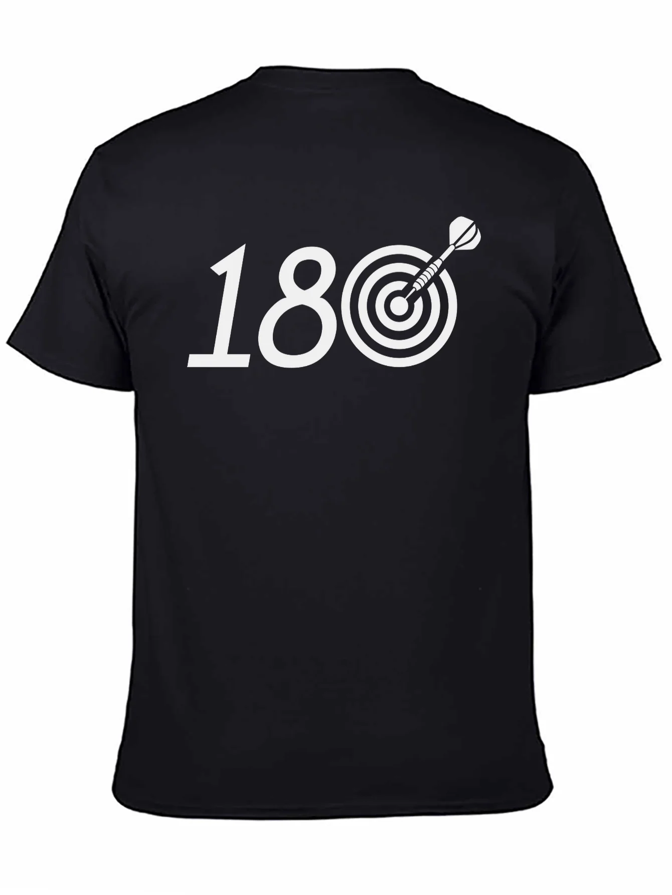 Camiseta Negra Dardos 180 - Diana Perfecta