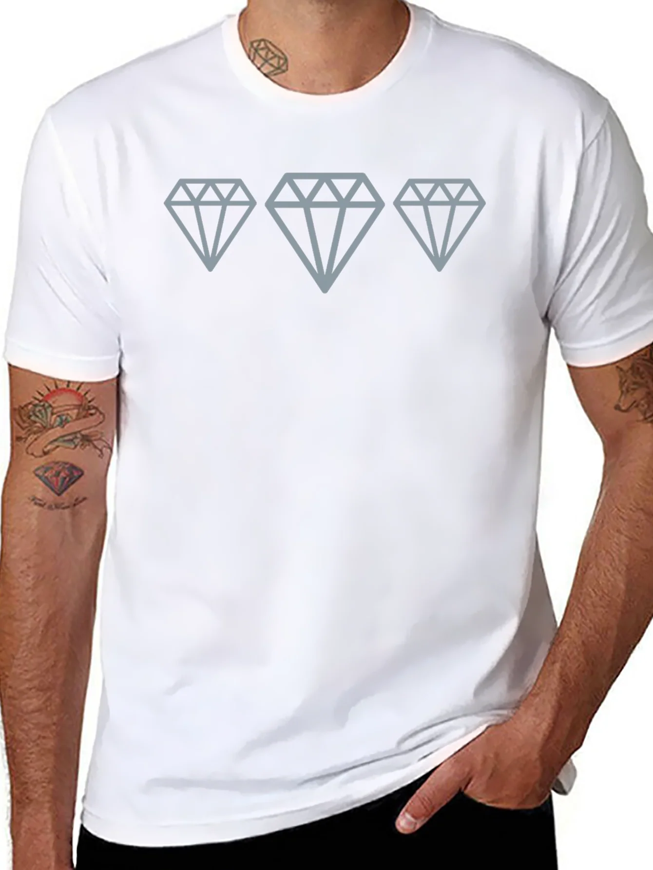 Rebbecca Diamond Trio Black T-Shirt