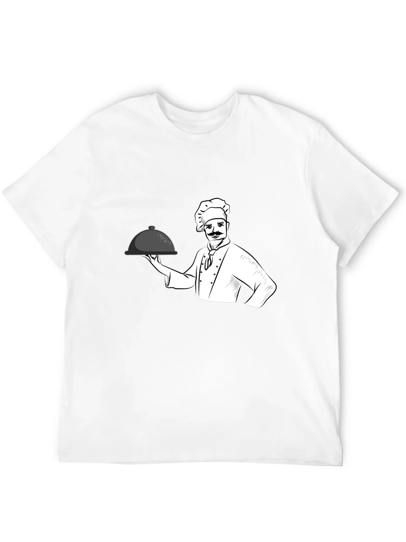 Camiseta Negra Chef Cocina Divertida
