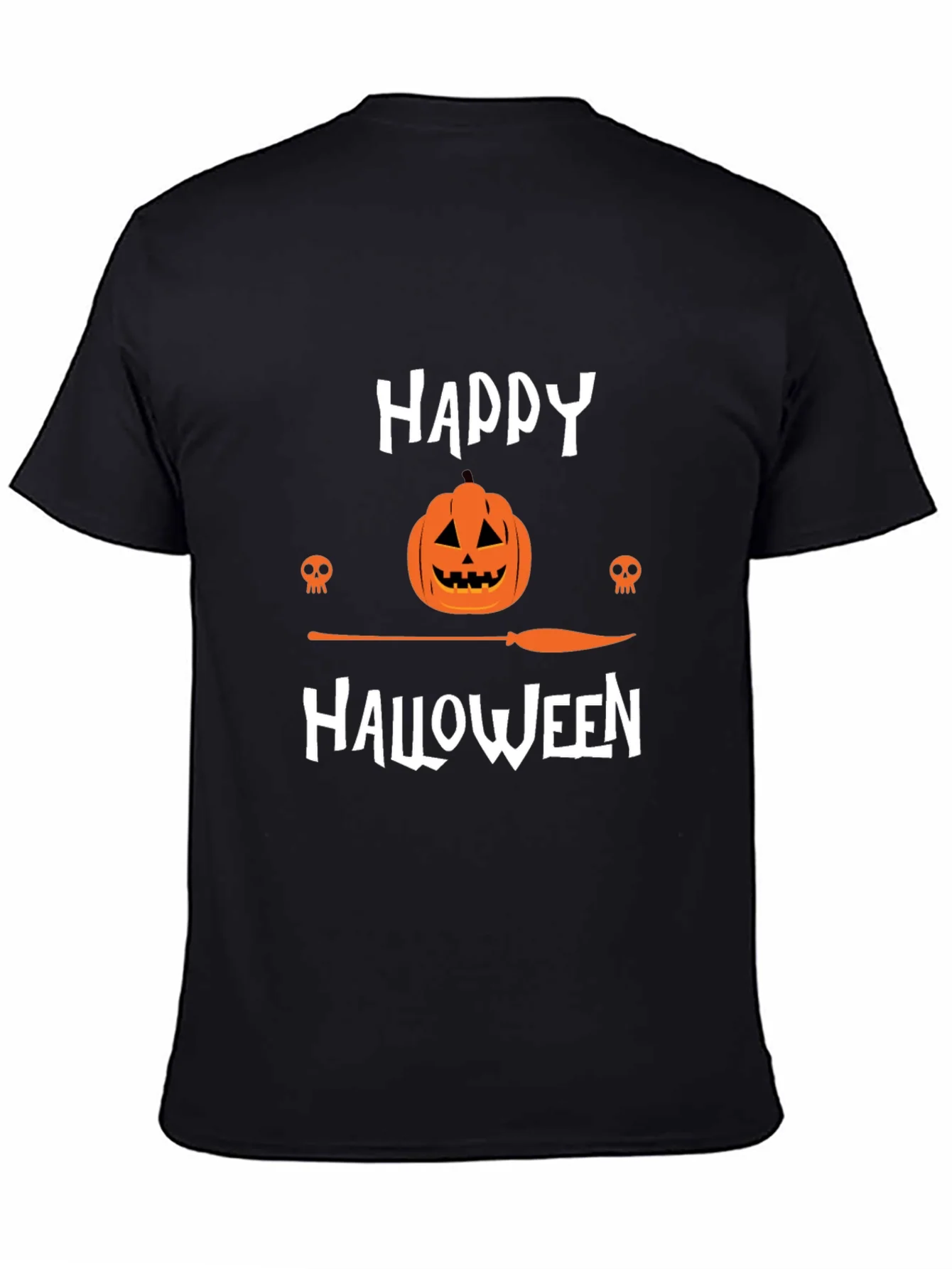 Camiseta Negra Happy Halloween