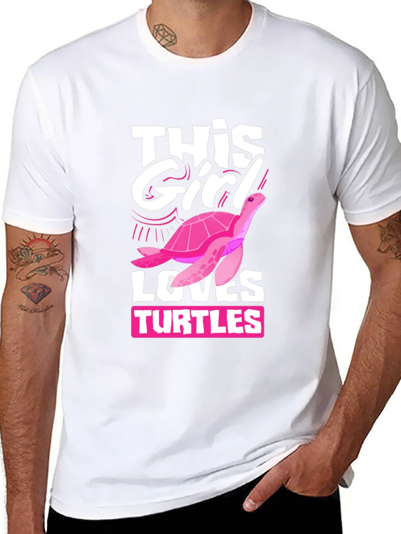 Rebbecca This Girl Loves Turtles T-Shirt