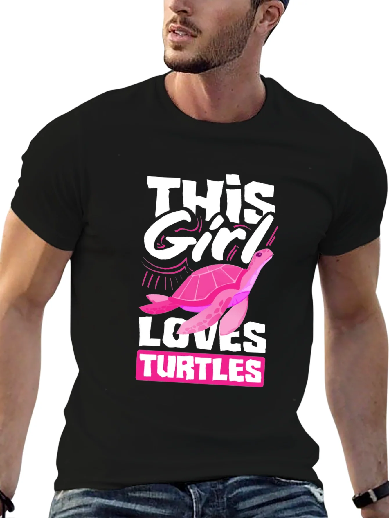 Rebbecca This Girl Loves Turtles T-Shirt