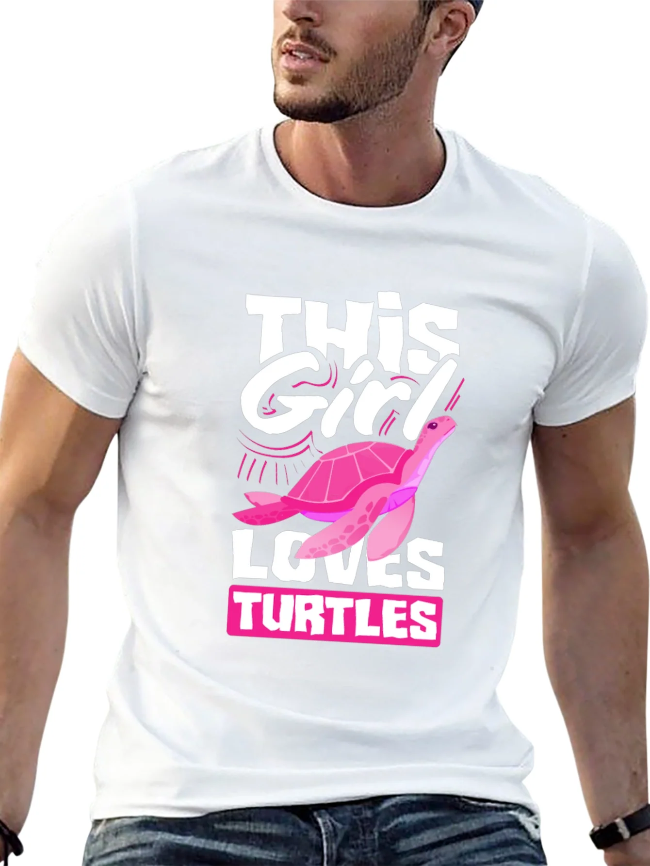 Rebbecca This Girl Loves Turtles T-Shirt