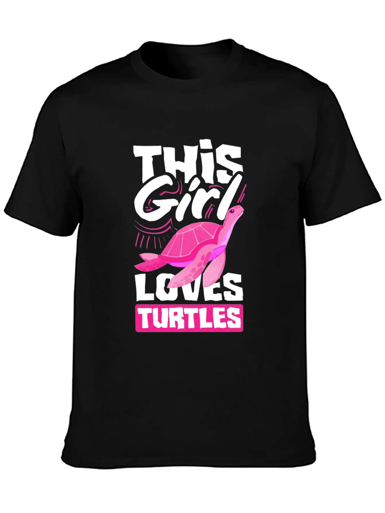 Rebbecca This Girl Loves Turtles T-Shirt