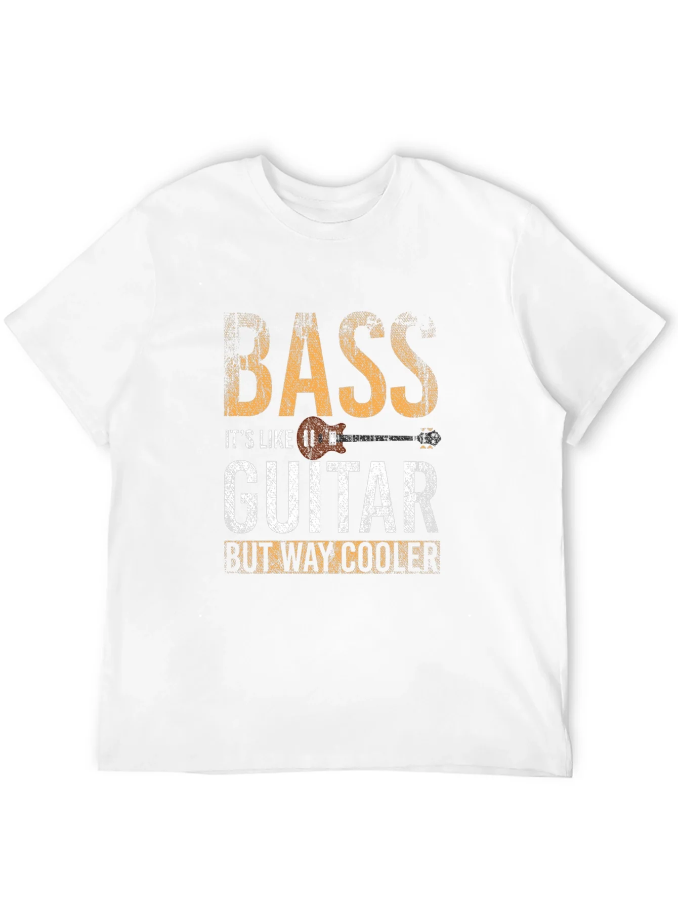 Camiseta Negra Bass Guitar Way Cooler