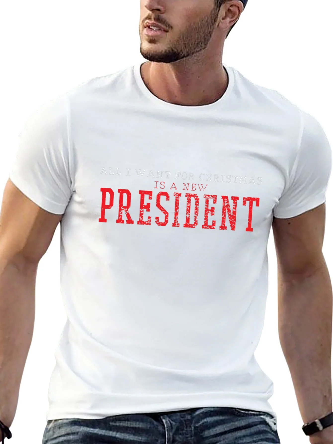 Camiseta: Todo lo que quiero es un nuevo presidente
