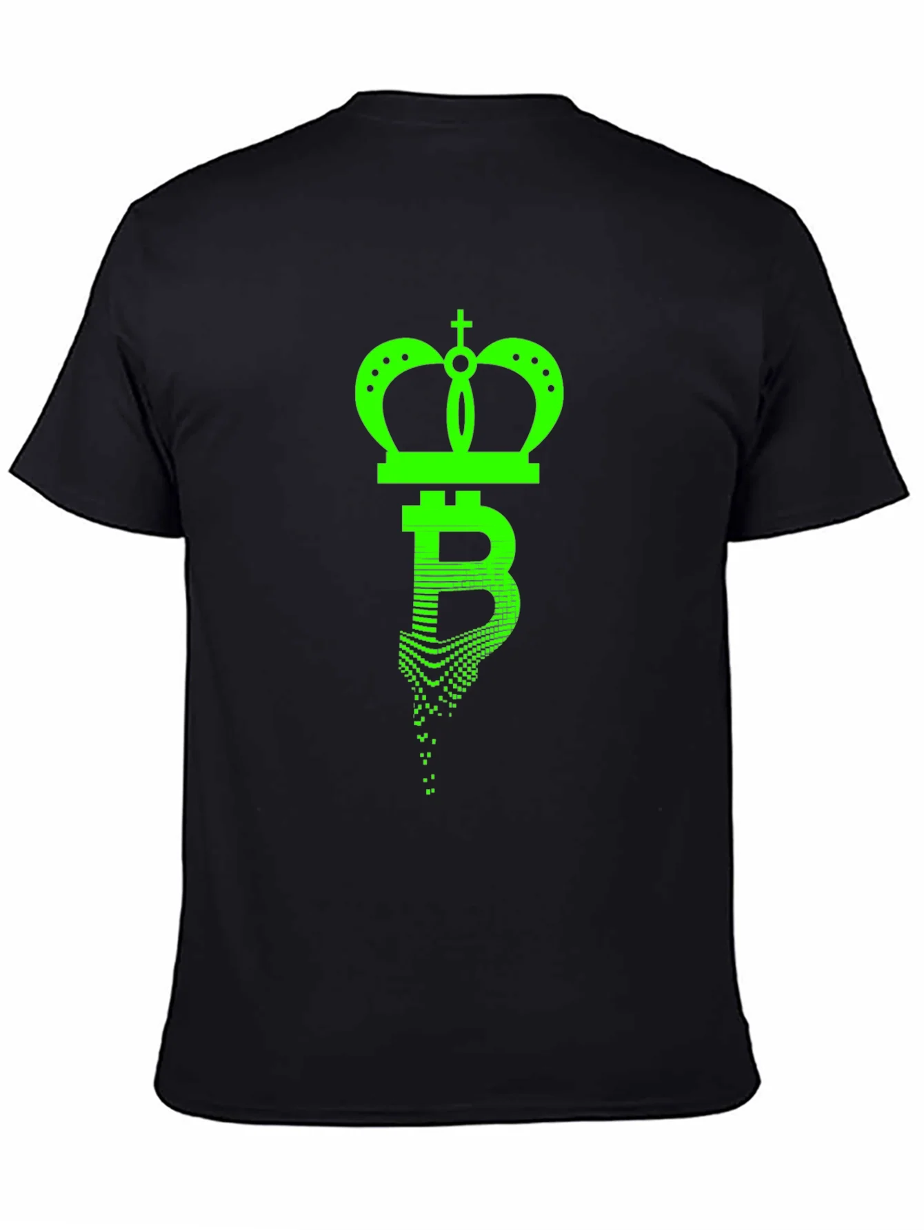 Rebbecca Bitcoin King Black T-Shirt - Crypto Crown Tee