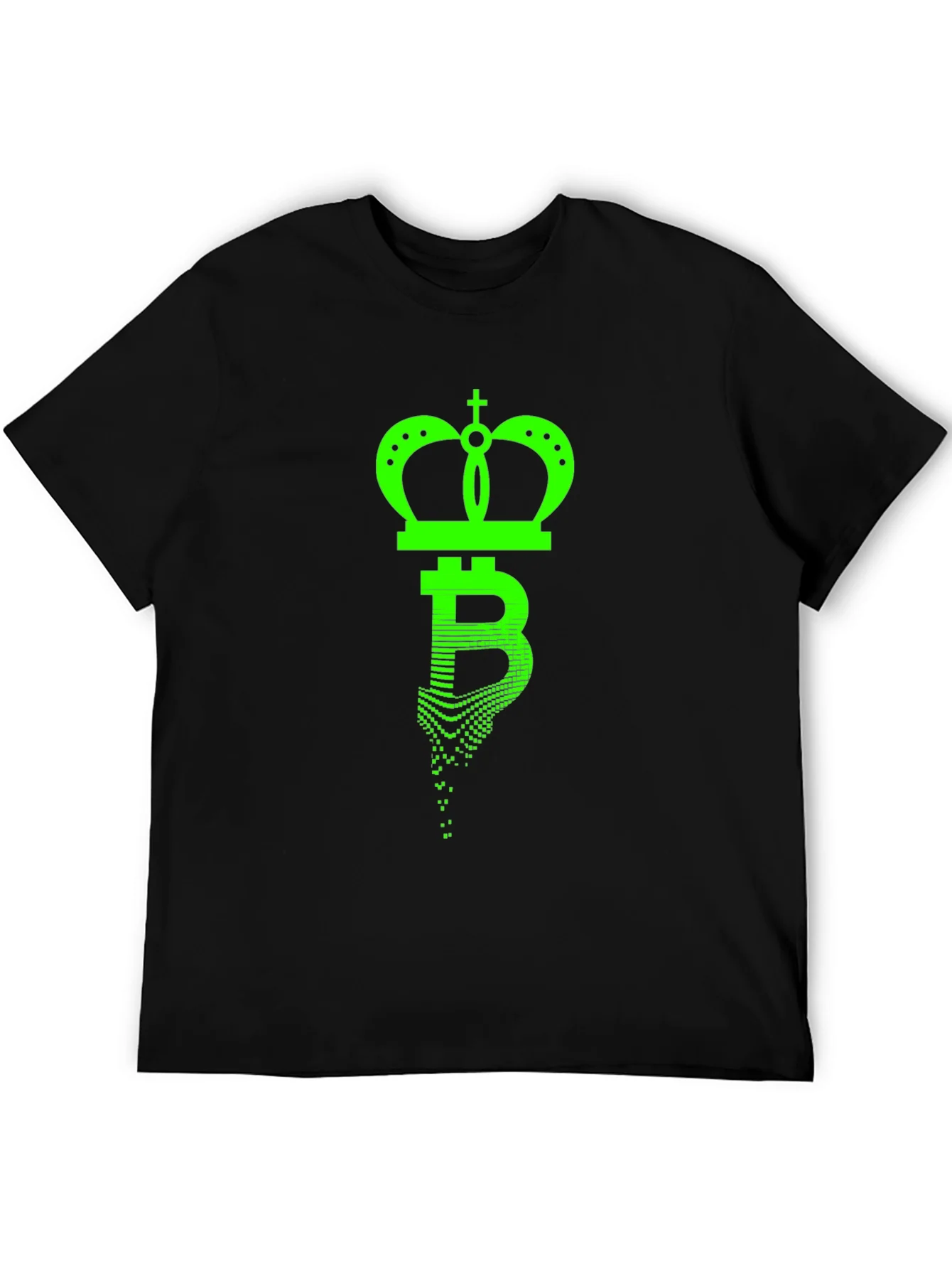 Rebbecca Bitcoin King Black T-Shirt - Crypto Crown Tee
