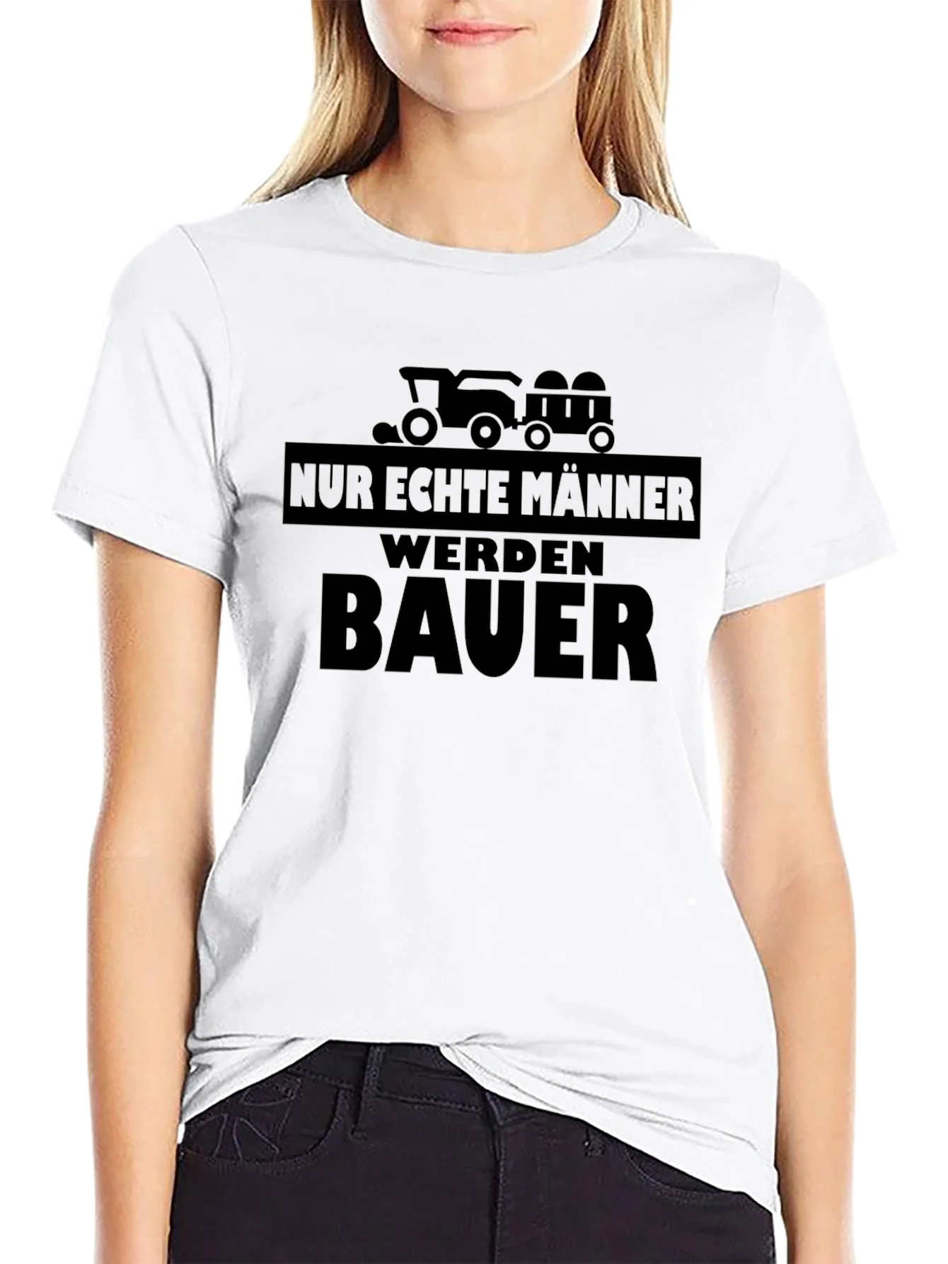 Rebbecca Only Real Men Become Farmers T-Shirt