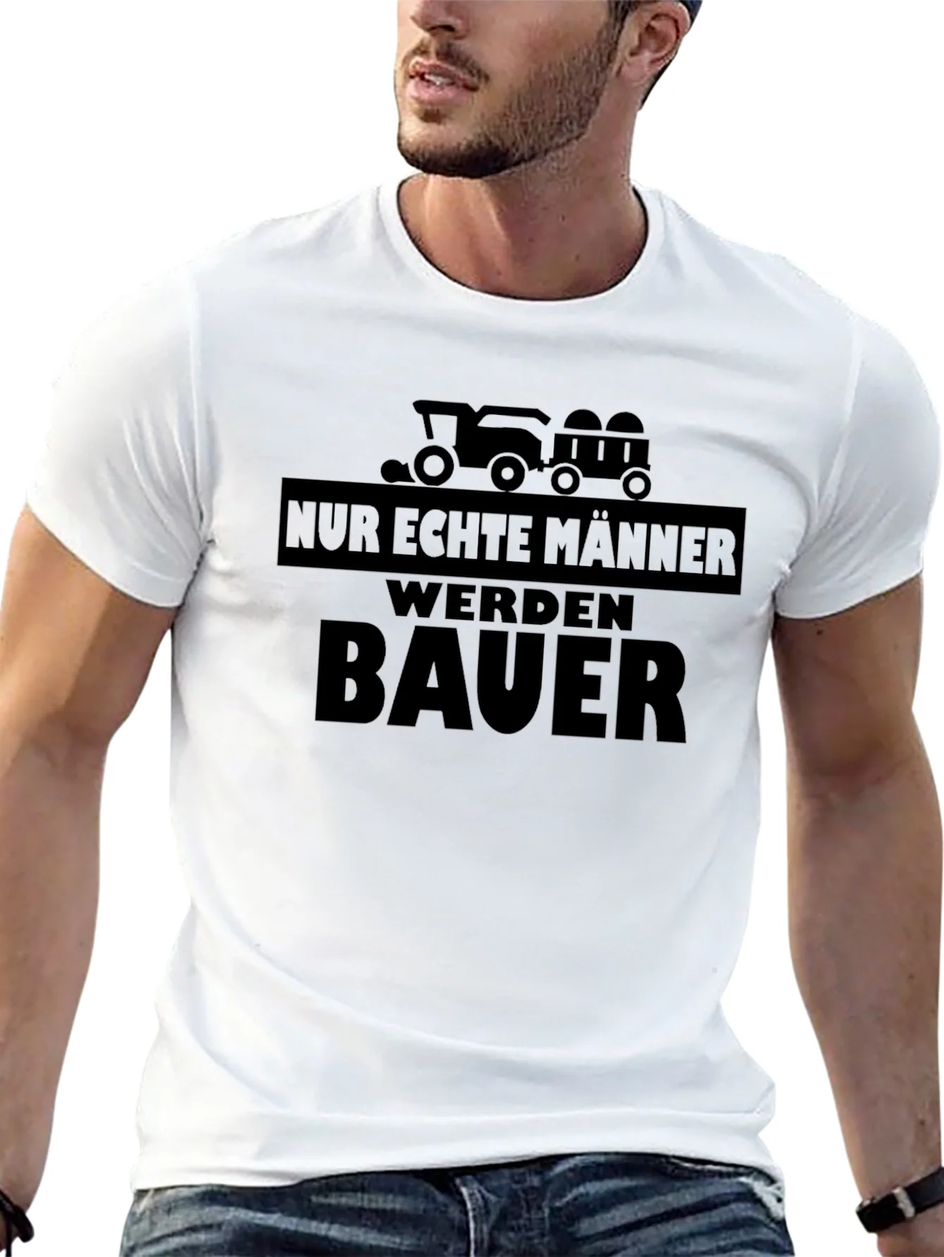 Rebbecca Only Real Men Become Farmers T-Shirt