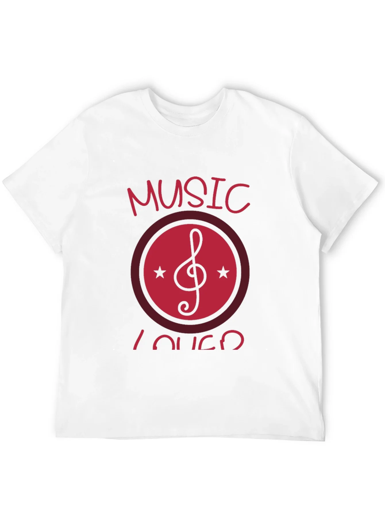 Camiseta Negra con Dise?o Musical
