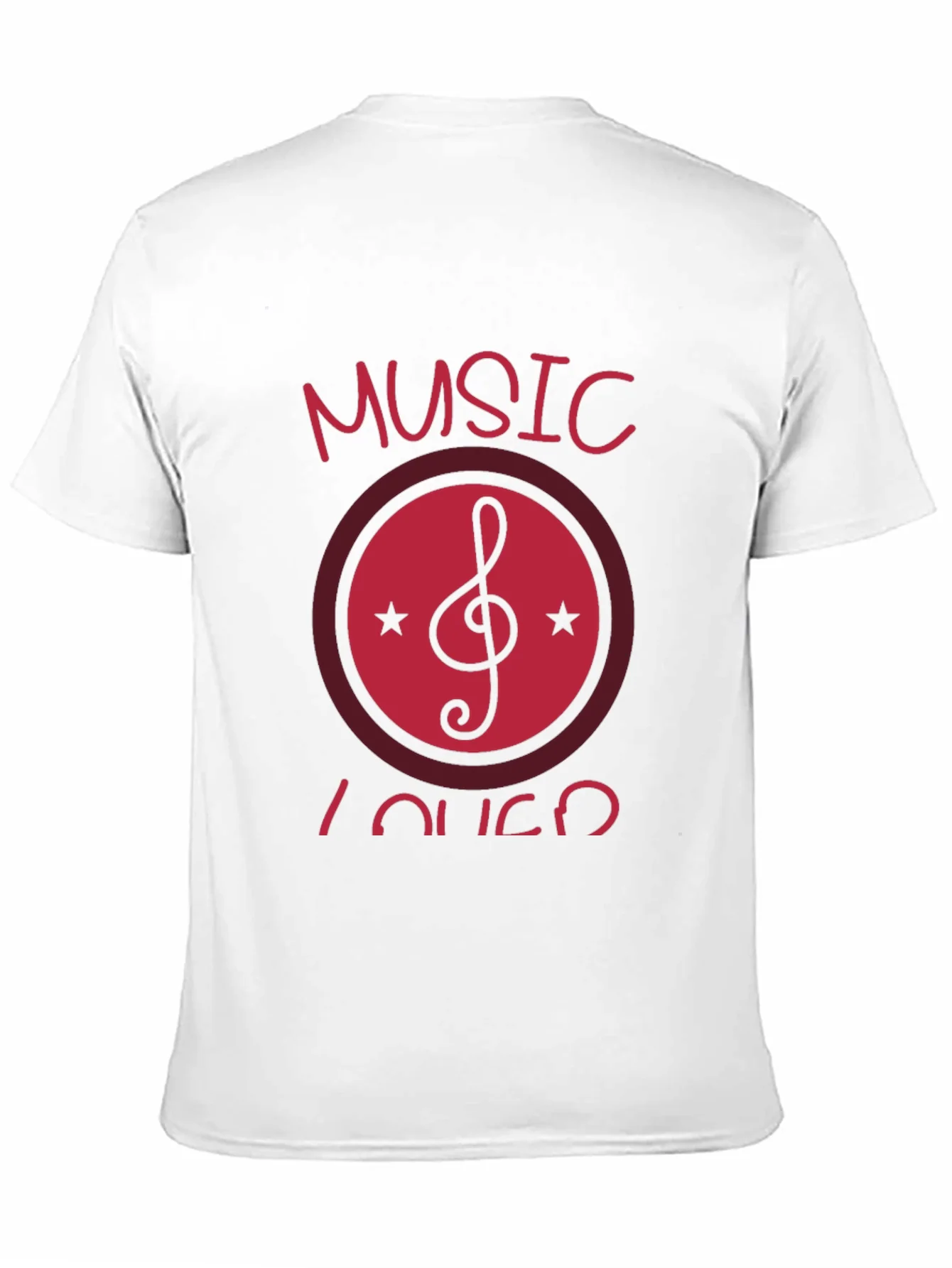 Camiseta Negra con Dise?o Musical